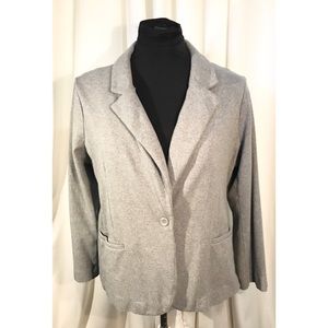 A New Day sweater knit gray blazer XXL